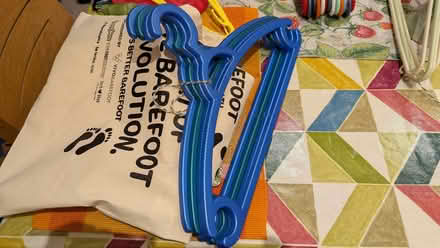 Photo of free 35 plastic coat hangers , various colours (New Marston OX3) #1