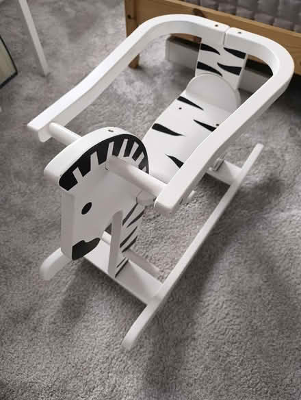 Photo of free Children's zebra rocking horse (Weybridge KT13) #1