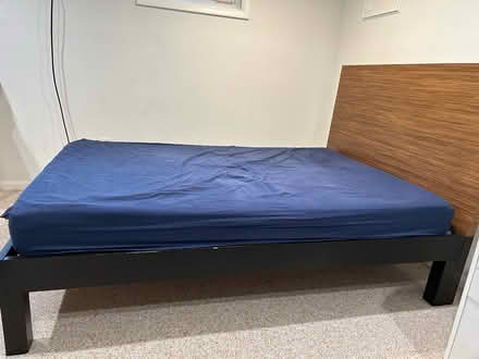 Photo of free Full size mattress and bed frame (Bethesda) #1