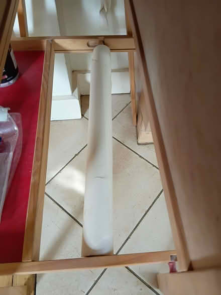 Photo of free Kids easel with blackboard and whiteboard and roll of paper (Headington OX3) #3