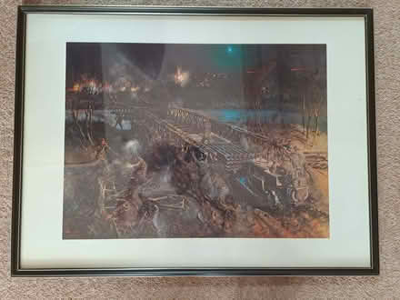 Photo of free Terence Cuneo print - Bridging the Rapido at Monte Cassino (Gillingham ME7) #1