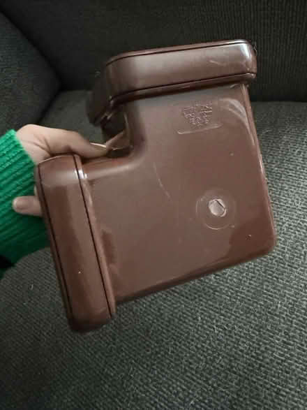 Photo of free Brown Ogee corner gutter piece (Darnley G53) #2