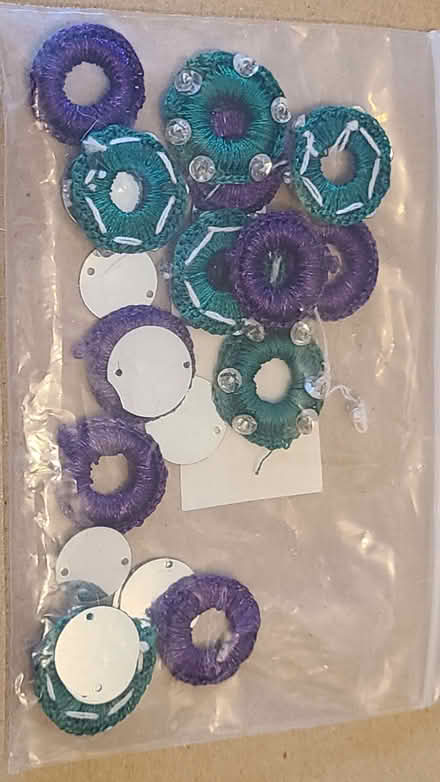 Photo of free Purple and green embellishments (Curbridge OX29) #1