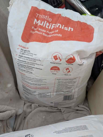 Photo of free 3/4 bag of thistle multi finish plaster (Llantrisant CF72) #1