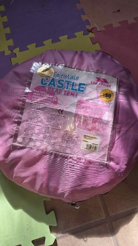 Photo of free Fairy castle play tent. (West Croydon CR0) #1