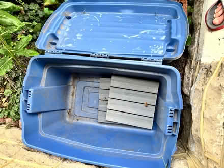 Photo of free Hinged lid storage box (Woodridge) #2