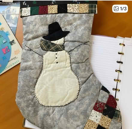 Photo of Lands end quilted stocking (Lake Mohegan, NY) #1