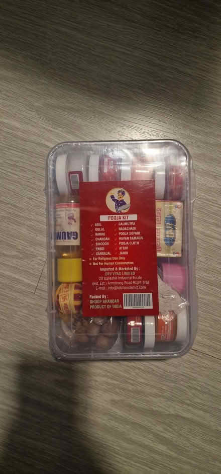 Photo of free Pooja kit (Greenham RG14) #1