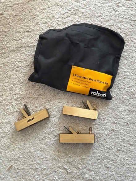 Photo of free 3 piece mini brass plane kit (Headington OX3) #1