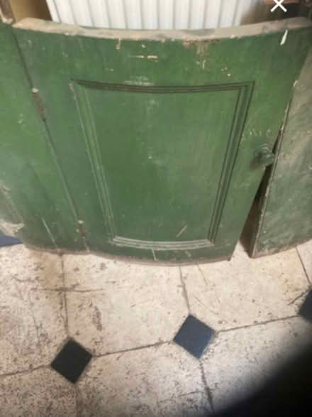 Photo of free Victorian curved door from a corner sink cupboard (Trowbridge BA14) #1