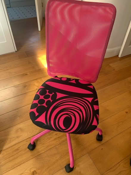 Photo of free Pink IKEA Swivel Chair (Moorfields) #1