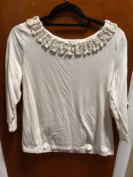 Photo of free Size L Cream Colored 3/4 Sleeve (Clason Point Bronx NY) #1