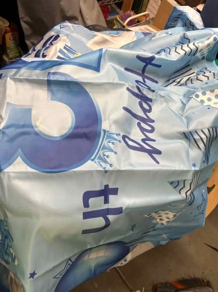 Photo of free Large fabric banner Happy 13th (Walnut Creek) #2