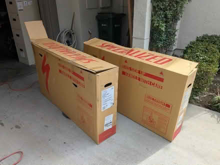Photo of free Cardboard bicycle boxes (Near Campbell Park) #1
