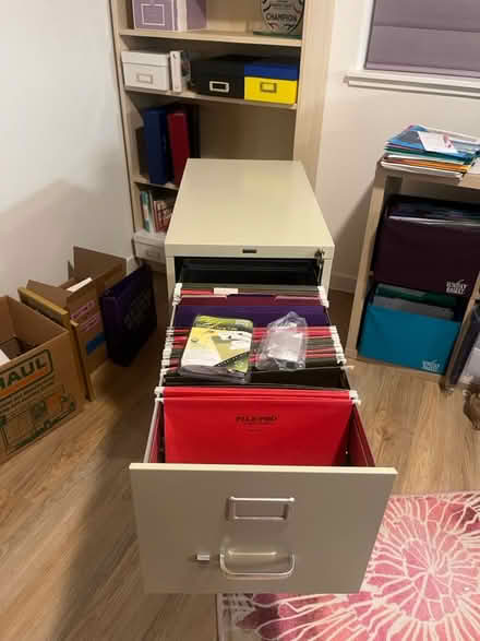 Photo of free 2-drawer Office Max File Cabinet (San Jose near Eastridge Mall) #4