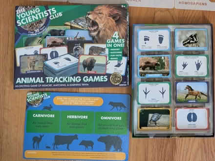Photo of free Animal tracks card game set (Teele Square) #1