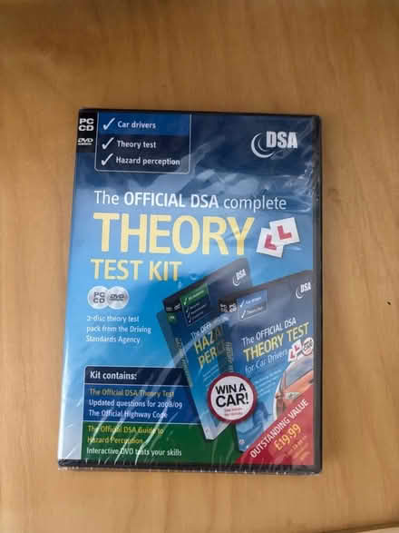Photo of free Official DSA Theory Test Kit -CD/DVD - unopened (Lemsford AL8) #1