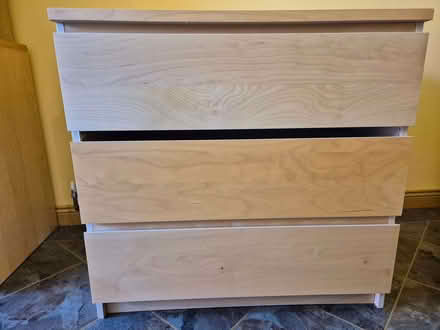 Photo of free 2 Malm 3 drawer chests (Milking Bank DY1) #1