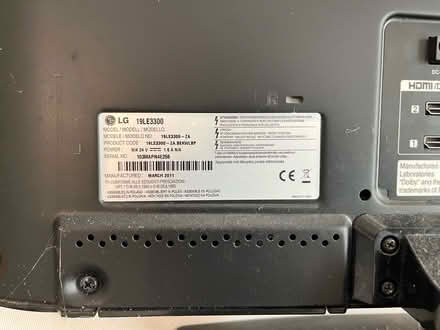 Photo of free LG 19” flat screen TV (Upper Wolvercote OX2) #2