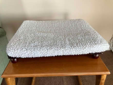 Photo of free Adjustable footstool with removable fleece cover. (Garsington OX44) #2