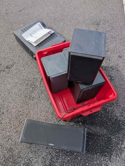 Photo of free Amp and speakers (Woodford SK7) #2