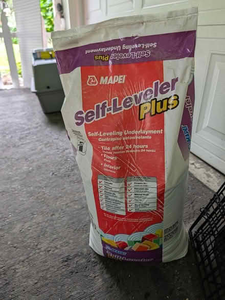 Photo of free Bag of Self-Leveling compound (Gig Harbor) #1