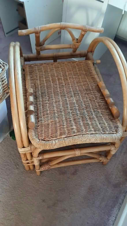 Photo of free Wicker recliner chair (Poulton CH44) #4