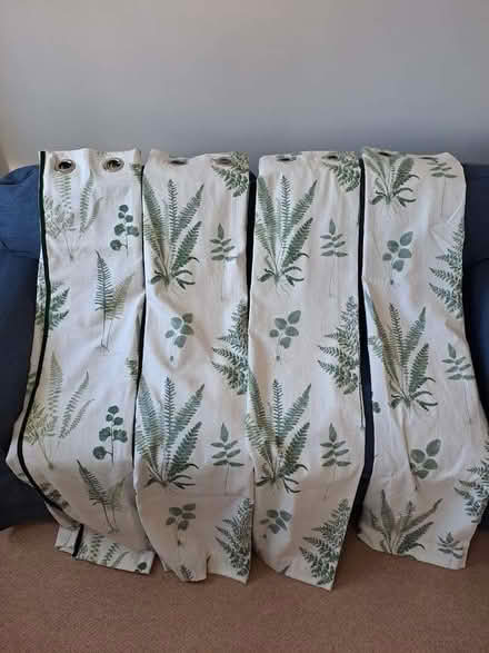 Photo of free 2 pairs Dunelm curtains - 117 x 137 cm (Coburgh Corner TQ13) #1