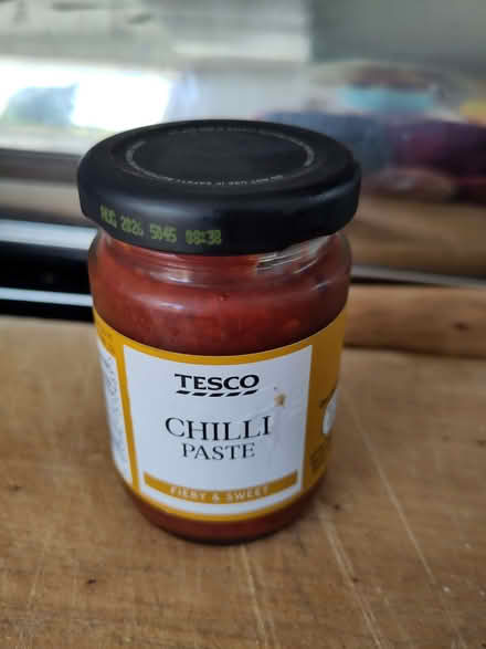 Photo of free Small (opened) jar of Tesco chilli paste (Henleaze Ward BS9) #2