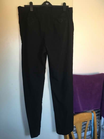 Photo of free Mens Basic Long Black Trousers (Liverpool L6) #4
