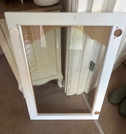 Photo of free Kitchen cupboard door with glass - 50cm width (Lemsford AL8) #2