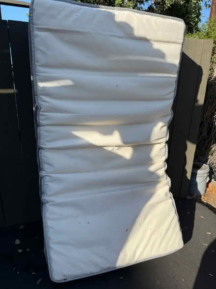 Photo of free Twin-size mattress (Valencia Avenue, Sunnyvale) #1
