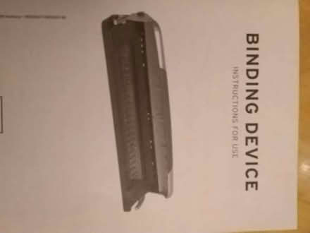Photo of free Binding machine for documents (Henley-on-Thames RG9) #2