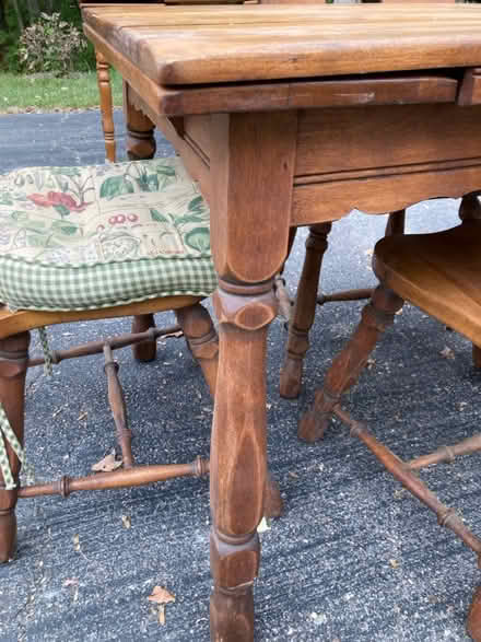 Photo of free Maple Table & 4 Chairs (West Milford) #3