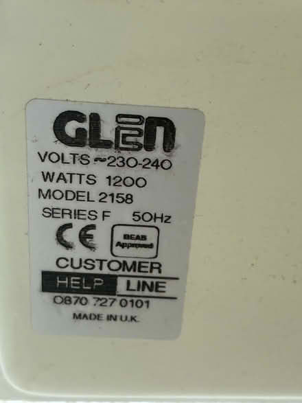 Photo of free Oil filled radiator - electric (Hook SO31) #2