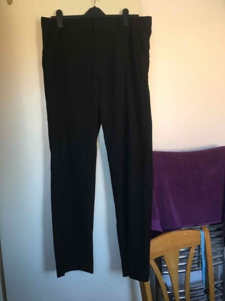 Photo of free Mens Basic Long Black Trousers (Liverpool L6) #2