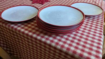 Photo of free Red dinner plates (Town Furze OX3) #1