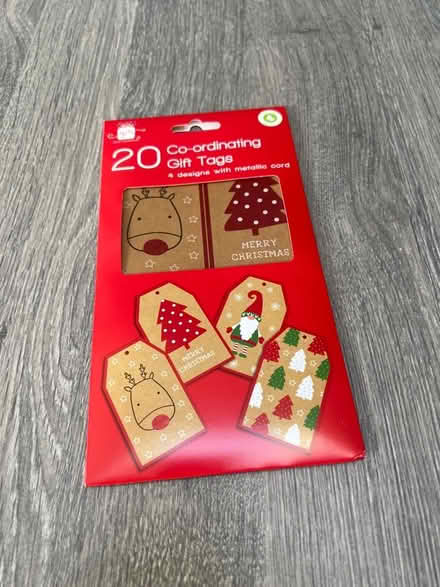 Photo of free Unopened pack of 20 Co-ordinating gift tags. (Southsea PO4) #1
