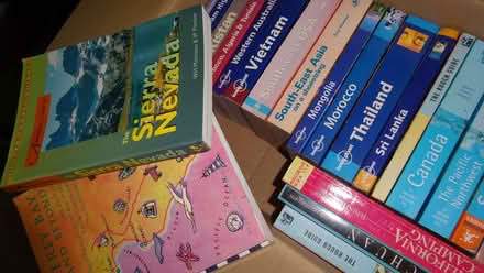 Photo of free Box of travel books, Rough Guide, Lonely Planet etc (Hazlemere HP15) #2