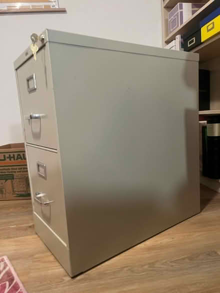 Photo of free 2-drawer Office Max File Cabinet (San Jose near Eastridge Mall) #2