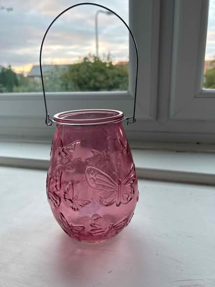 Photo of free Butterfly Glass Candle Holder (Colinton Mains EH13) #1