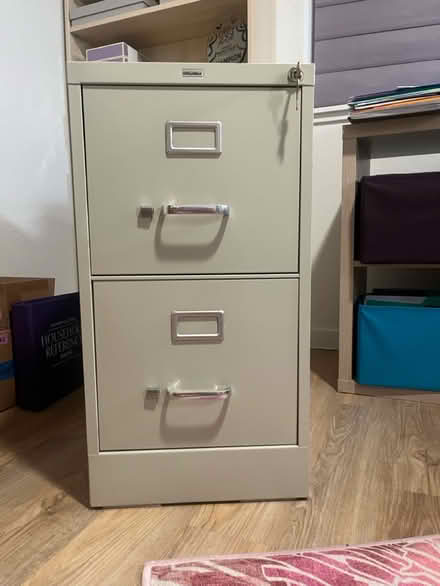 Photo of free 2-drawer Office Max File Cabinet (San Jose near Eastridge Mall) #1