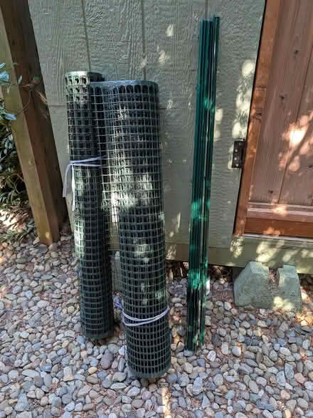 Photo of free Plastic garden fence and stakes (Gig Harbor) #1