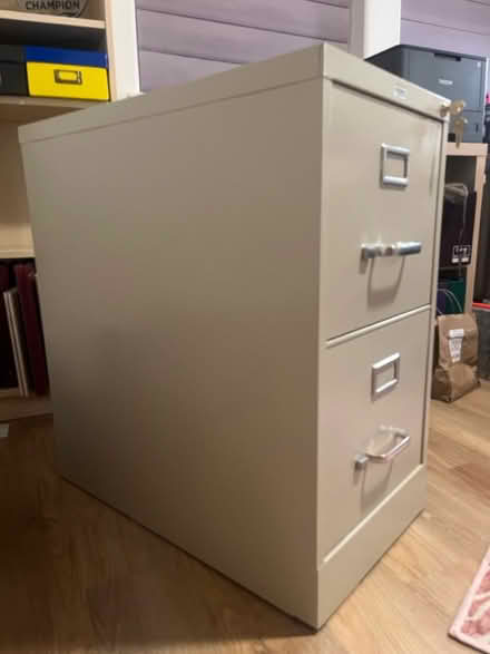 Photo of free 2-drawer Office Max File Cabinet (San Jose near Eastridge Mall) #3
