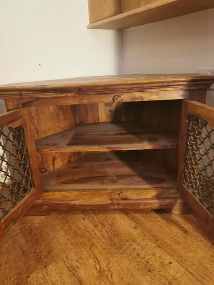 Photo of free TV cabinet solid Indian hardwood (Leominster HR6) #3