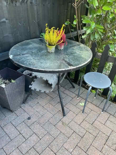 Photo of free Garden table (Cheadle Heath SK8) #1