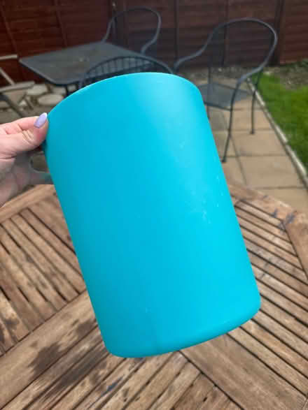 Photo of free Blue/turquoise plastic bin (Warners End HP1) #3