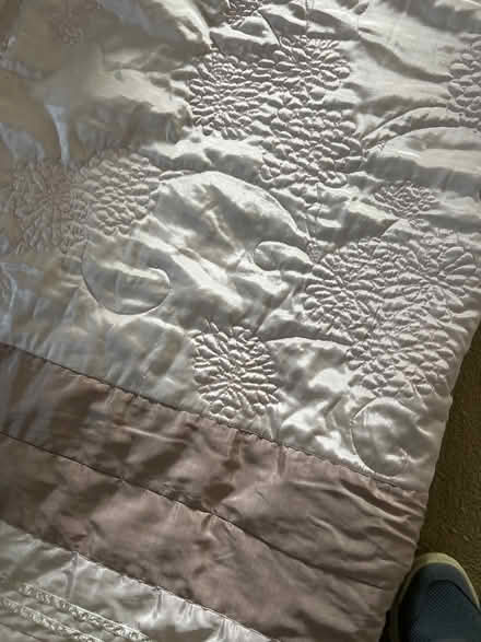 Photo of free Bed spread pale pink (Liphook) #2