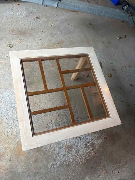Photo of free Glass top side table (Hamilton) #2