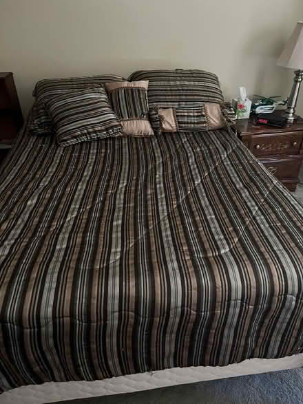 Photo of free full size mattress and boxspring (Bridgewater, NJ) #1